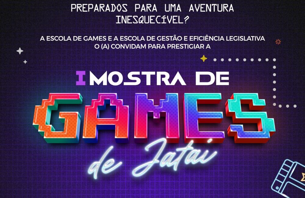 Câmara sedia a I Mostra de Games de Jataí