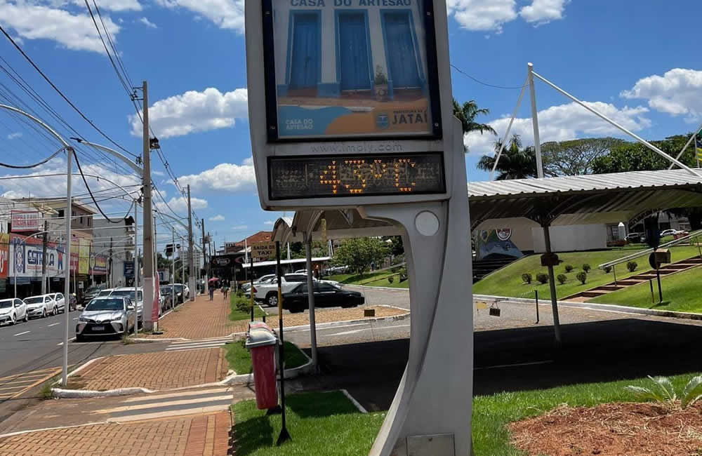 praca termometro 43 graus jatai tempo quente