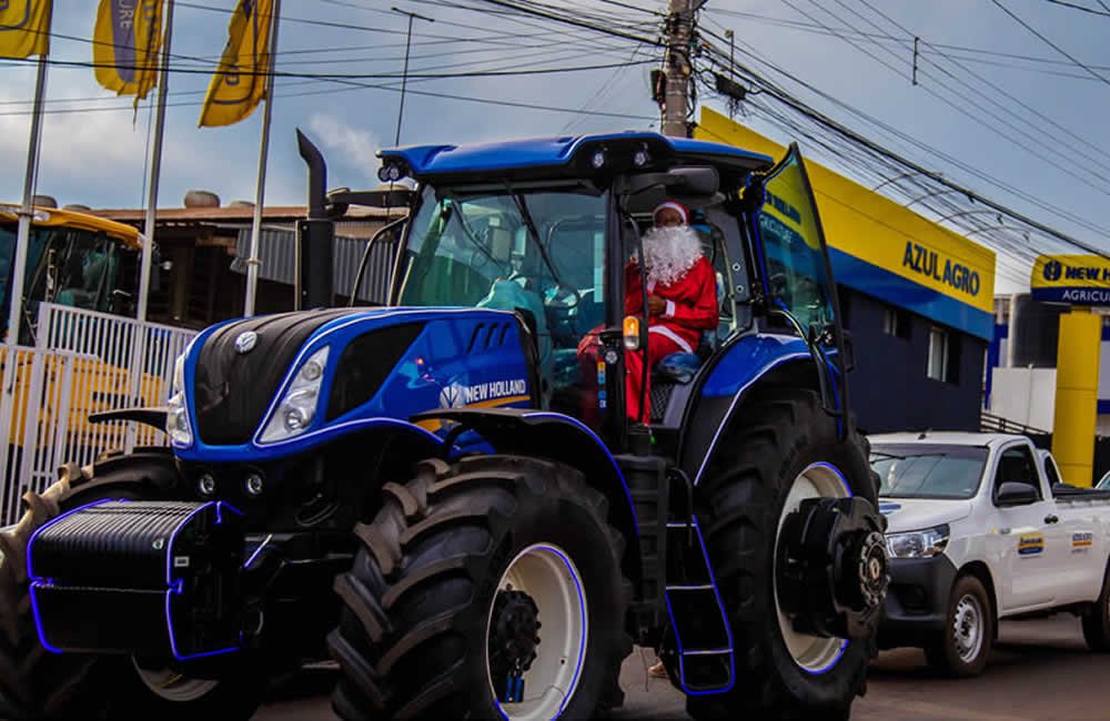 Galeria de Fotos do Natal AZUL AGRO em Jataí!