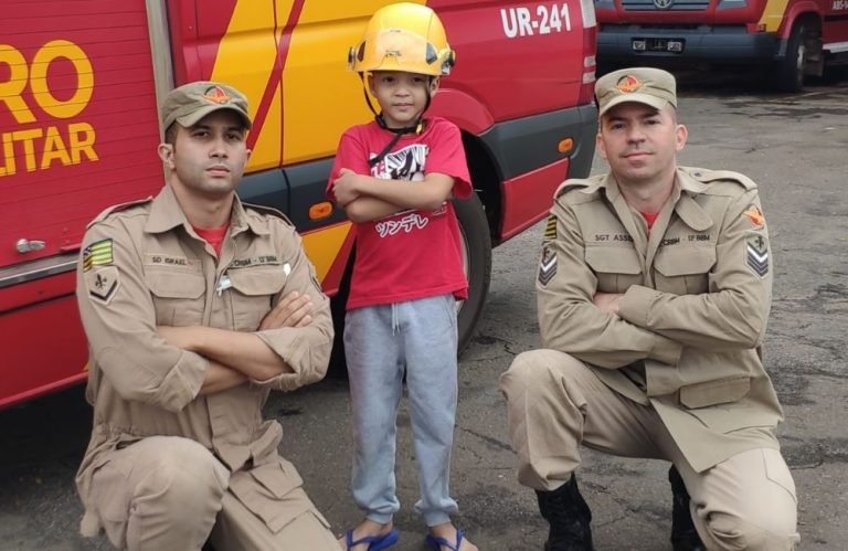Sonho A Visita do Pequeno Artur ao Quartel dos Bombeiros em Jataí