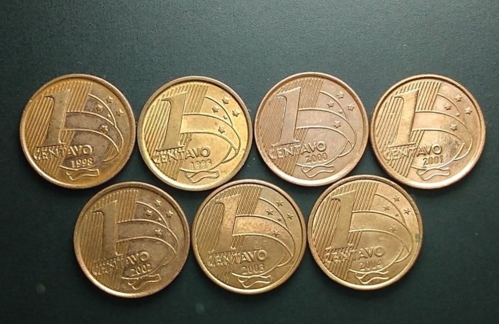 Moedas de 1 centavo