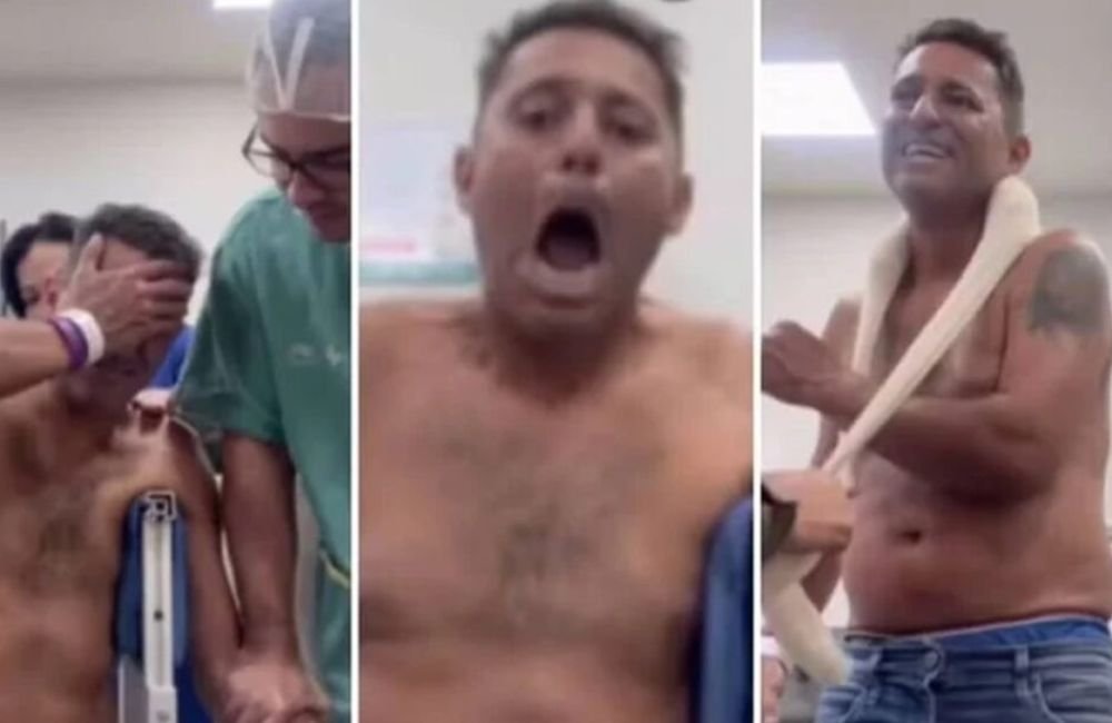 Médico coloca ombro de paciente no lugar e vídeo viraliza
