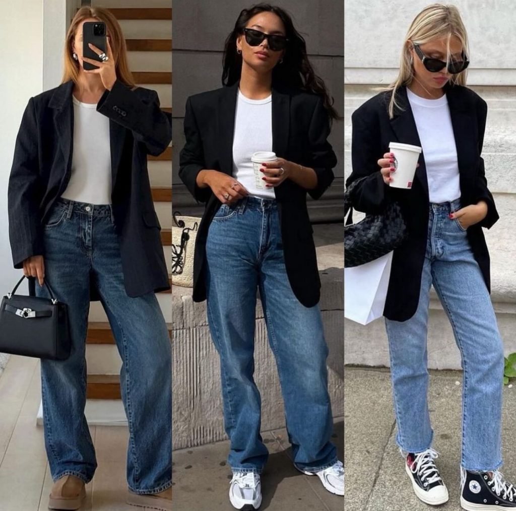 Sete Maneiras Estilosas de Usar a Clássica Calça Jeans Reta no Dia a ...