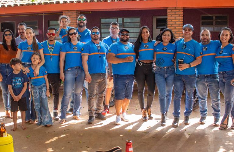 Encontro do Moto Clube Lobo Guará é realizado na Churrascaria Gaúcha em Jataí