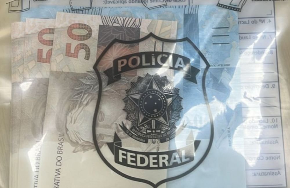 Homem é preso pela PF ao receber envelope com dinheiro falso pelos Correios