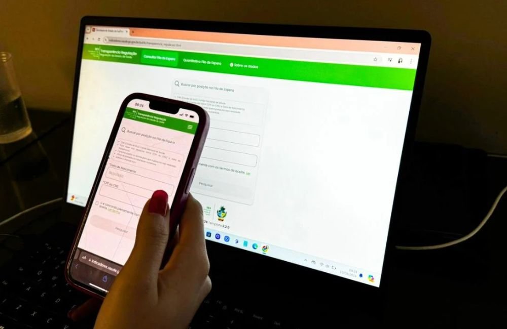 Saiba como pacientes podem ver posicionamento na fila por cirurgias, consultas e internações de forma online em Goiás