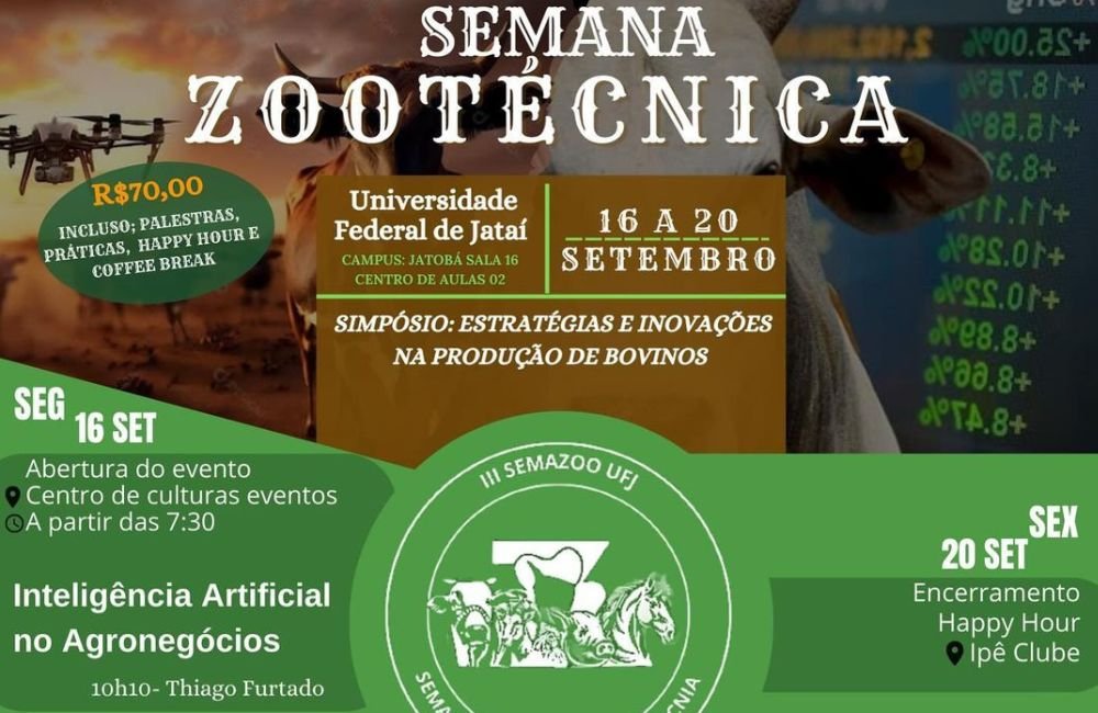 AGENDA: 3ª Semana Acadêmica De Zootecnia