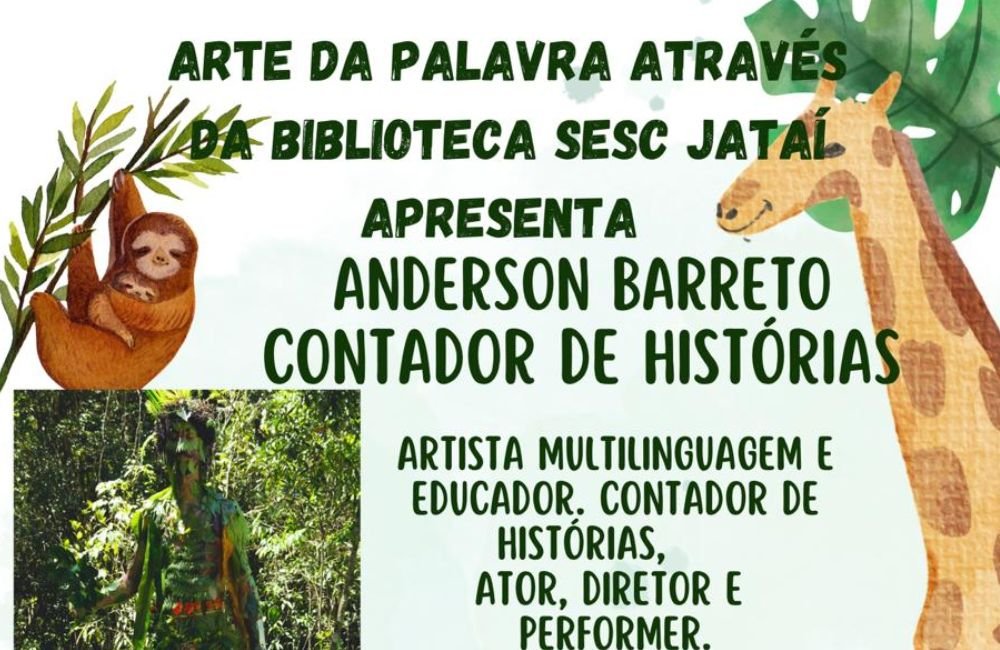 AGENDA: Anderson Barreto – Contador De Histórias