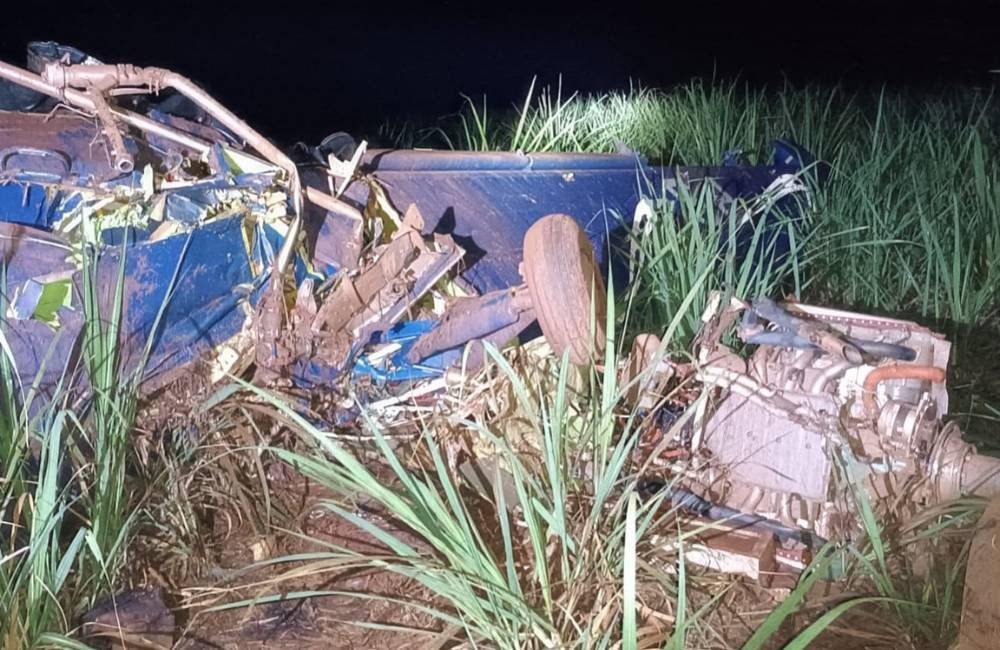 Piloto de Jataí morre após aeronave agrícola colidir com torre de rádio em Serranópolis