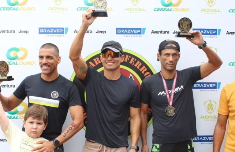 Bombeiro de Mineiros supera limites e vence o Triatlon Guará de Ferro em Jataí