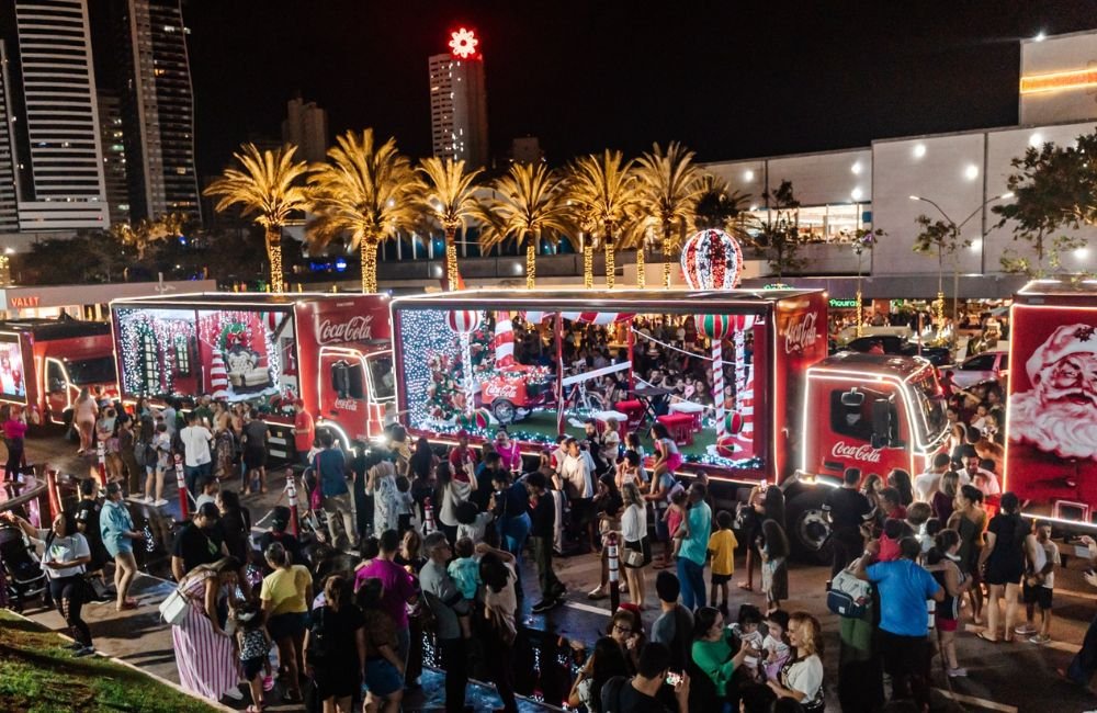 Caravana de Natal da Coca-Cola 2024: confira as datas e locais das apresentações em Goiás