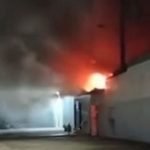 Gerador causa incêndio em supermercado de Goiânia