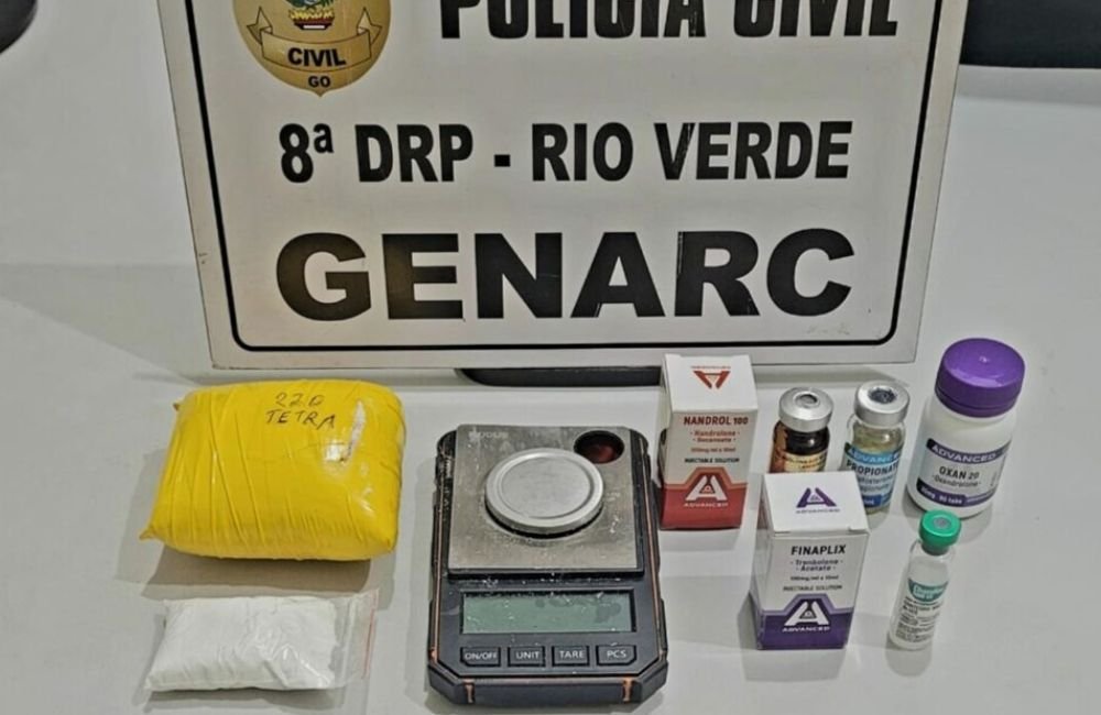 PC prende personal trainer e músico por tráfico de drogas e anabolizantes