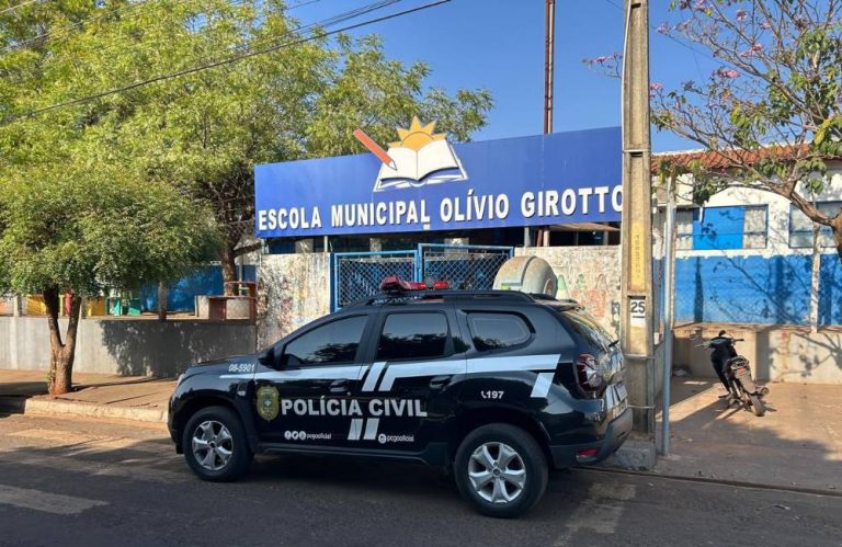 Polícia Civil Cumpre Mandado de Busca em Caçu para Apurar Ameaças a Escola Municipal Olívio Girotto