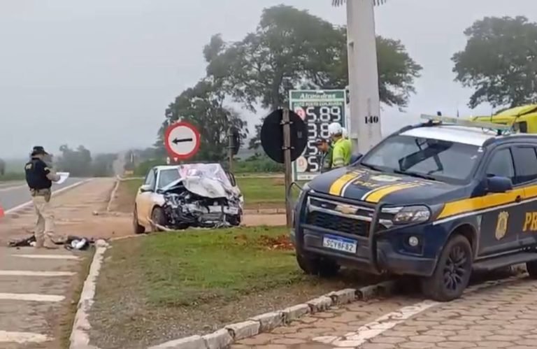 Acidente na BR-153 deixa três mortos e dois feridos graves em Goiás