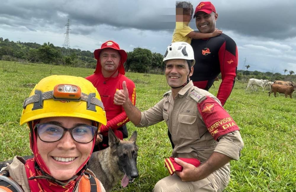 Criança desaparecida é resgatada com vida em Goiás