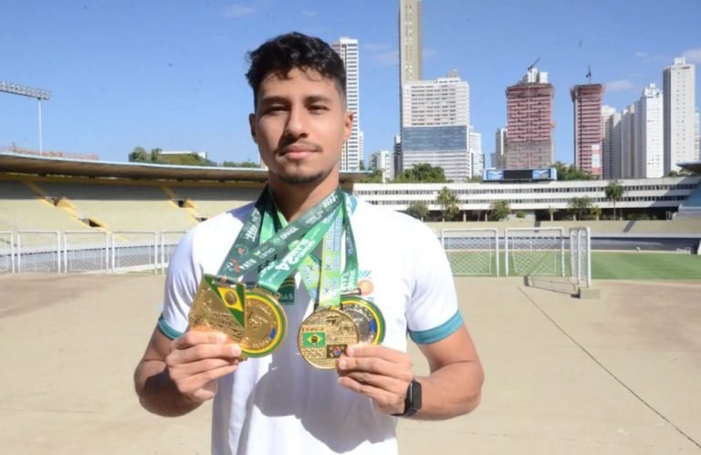 Bolsista do Pró-Atleta, Yan Cleuber conquistou o Campeonato Pan-Americano de Taekwondo Poomsae e disputou o Campeonato Mundial, em Hong Kong (Foto: Mantovani Fernandes/Seel)