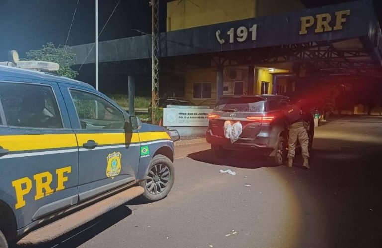 PRF apreende veículo de luxo roubado na BR-153