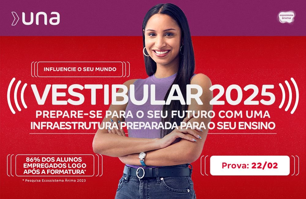 Una abre inscrições para o vestibular