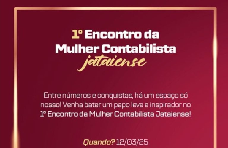 AGENDA 1º Encontro da Mulher Contabilista Jataiense!