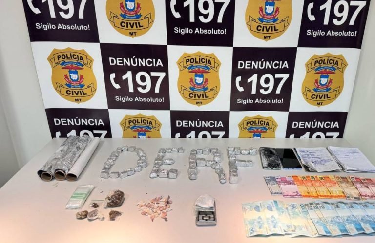 Foragido por homicídio em Goiás é preso por tráfico em Mato Grosso