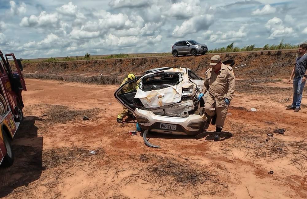 Grave acidente na GO-206 mobiliza equipes de resgate e deixa uma vítima fatal