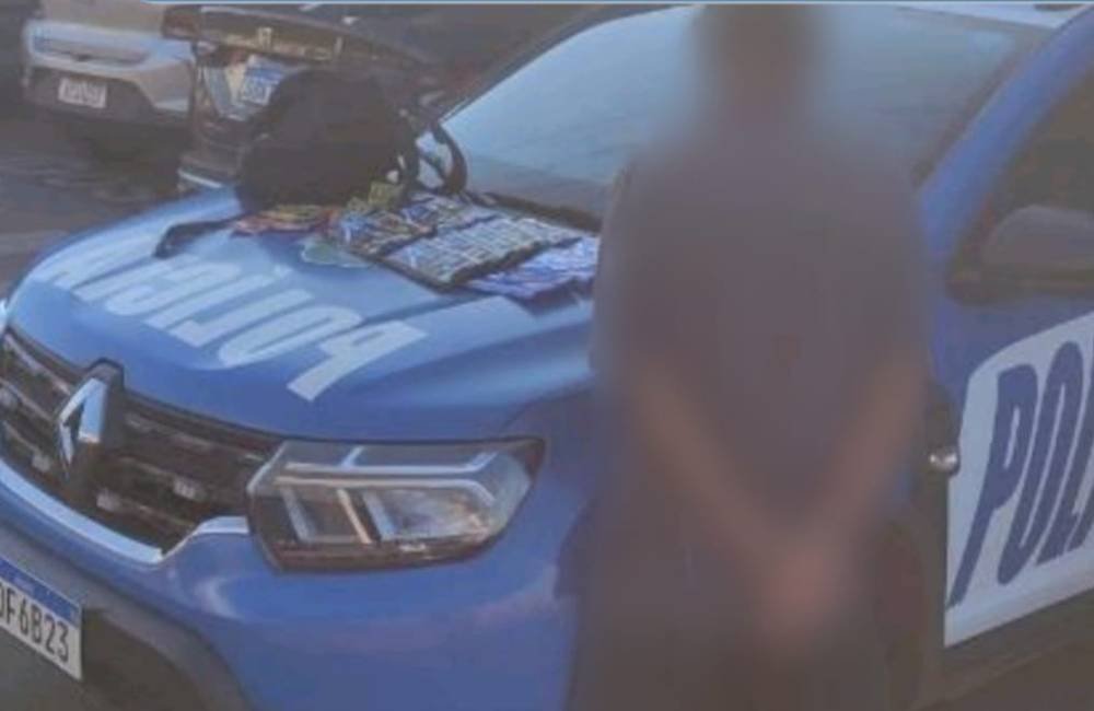 Homem é preso com produtos furtados de supermercados no Setor Centro-Oeste