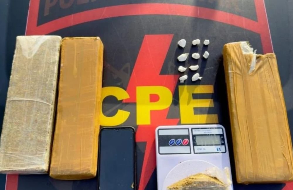 Polícia Militar prende jovem por tráfico de drogas em Mineiros