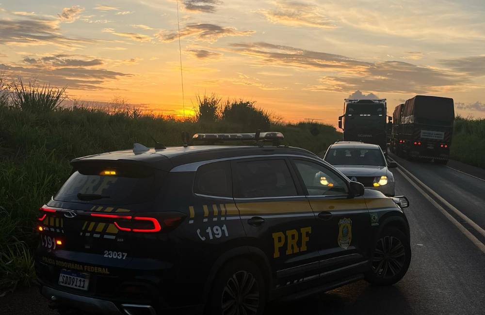 PRF registra 22 acidentes e uma morte nas rodovias federais de Goiás no fim de semana