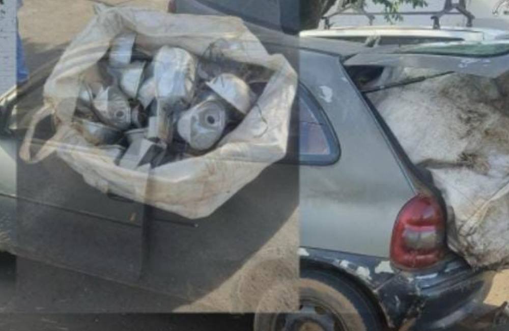 46º BPM prende homem por furto de luminárias da Prefeitura avaliadas em mais de R$ 20 mil