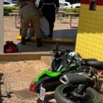 Idosa é atropelada por moto na praça Anísio Lobo, em Formosa