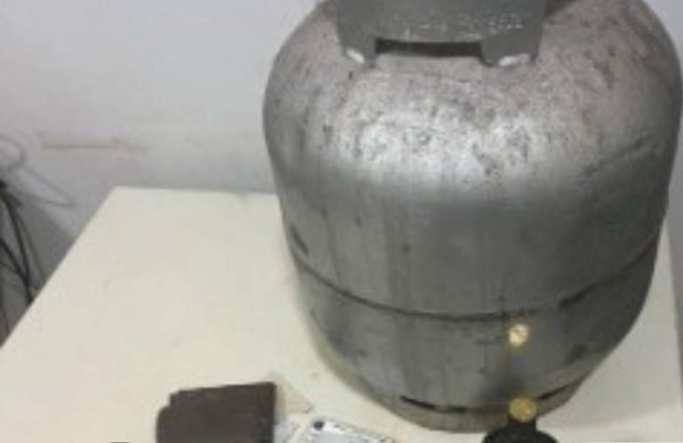Polícia Militar aborda suspeitos e apreende botijão furtado no Setor Santa Terezinha