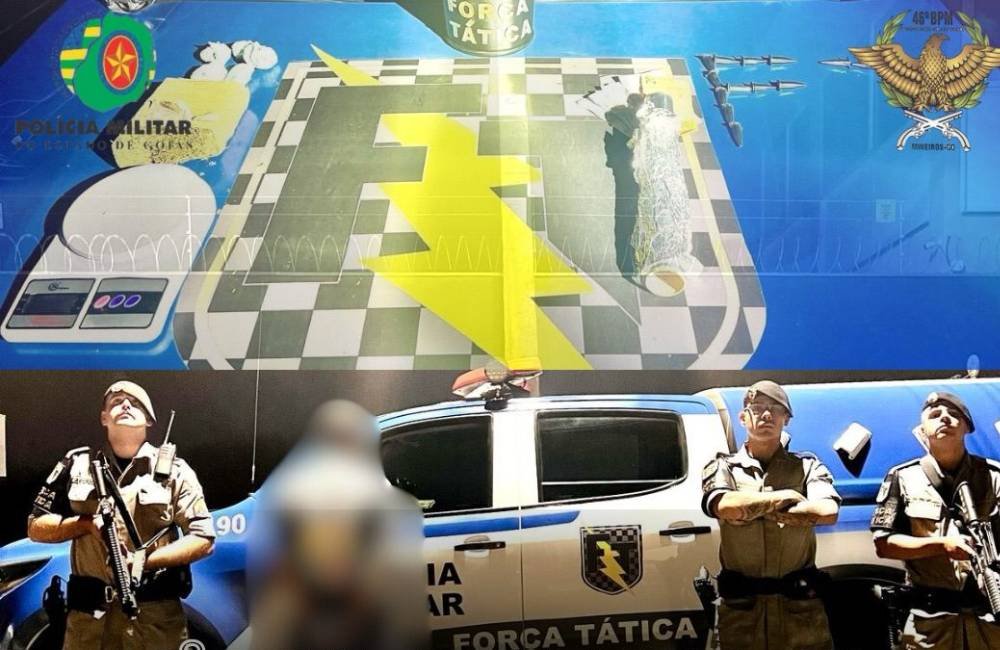 Polícia Militar apreende drogas e prende dois suspeitos durante Operação Titânio