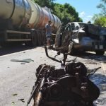 VÍDEO Acidente entre três veículos mobiliza socorristas na BR-020 em Posse