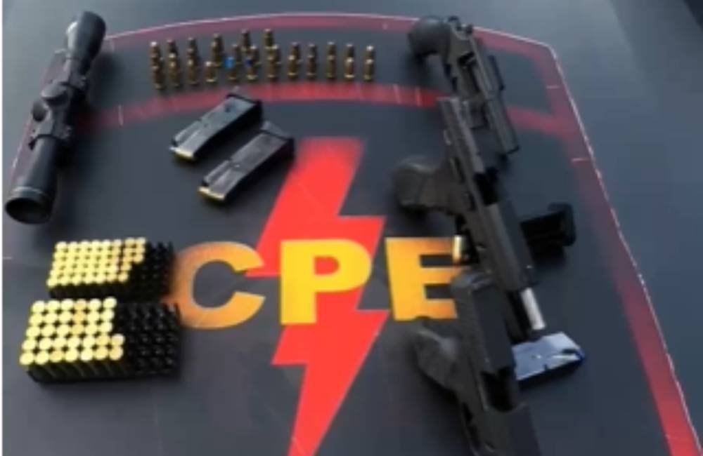 VÍDEO | CPE Jataí prende dois indivíduos e apreende armas de fogo e munições
