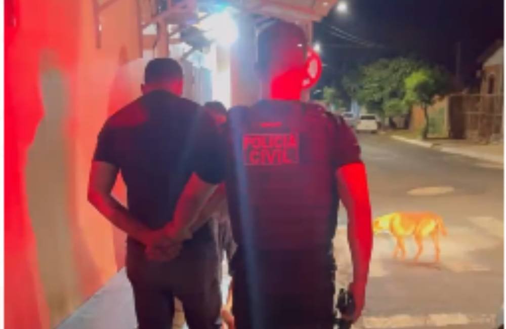 VÍDEO | Foragido da justiça por estupro de vulnerável é preso pela Polícia Civil em Mineiros
