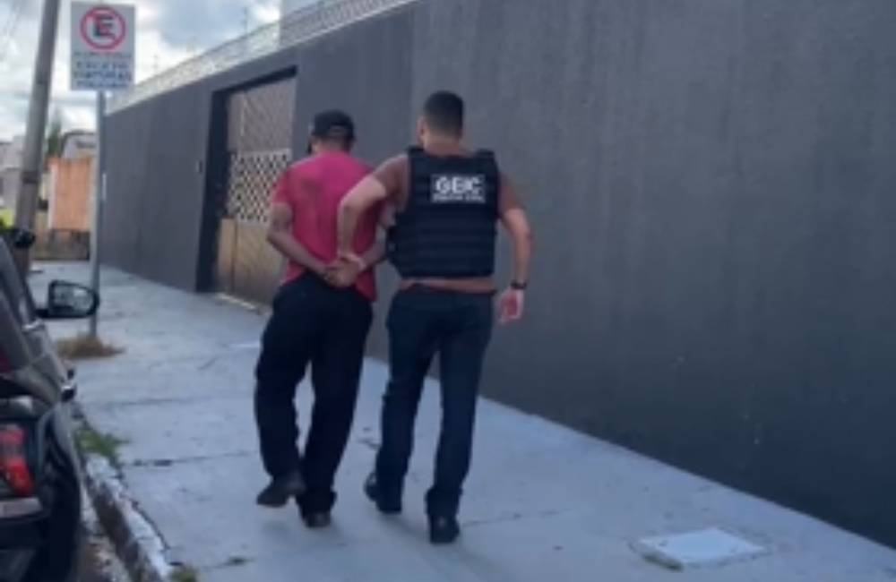 VÍDEO | Polícia Civil de Mineiros-GO prende homem investigado por homicídio de policial militar no Pará