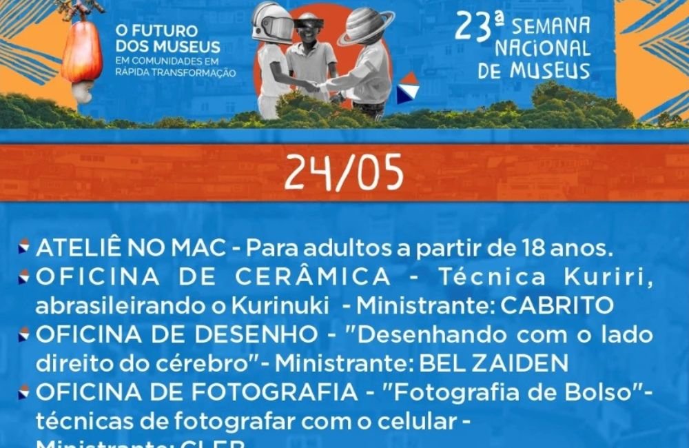 AGENDA | 23ª Semana Nacional de Museus