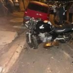 Câmera registra momento anterior a acidente entre moto e carro em Jataí (GO)