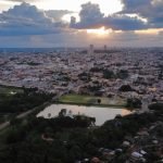 Clima tempo previsão Jataí goiás lago jk por do sol árvores