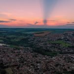 Clima tempo previsão Jataí goiás por do sol árvores