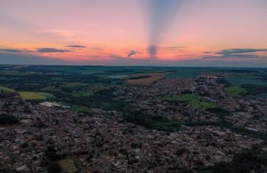 Clima tempo previsão Jataí goiás por do sol árvores