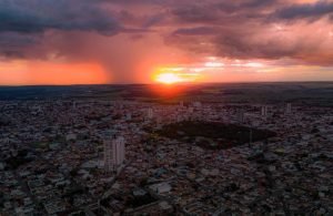Clima tempo previsão Jataí goiás prédios POR DO SOL