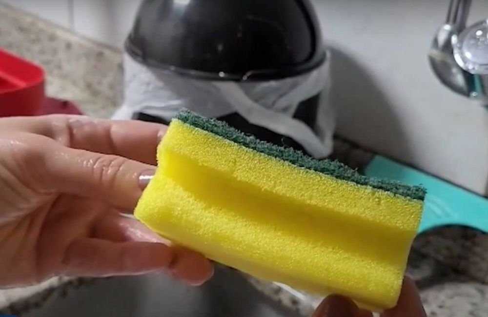Esse é o tempo máximo que você pode usar sua bucha de cozinha antes de ter que trocá-la