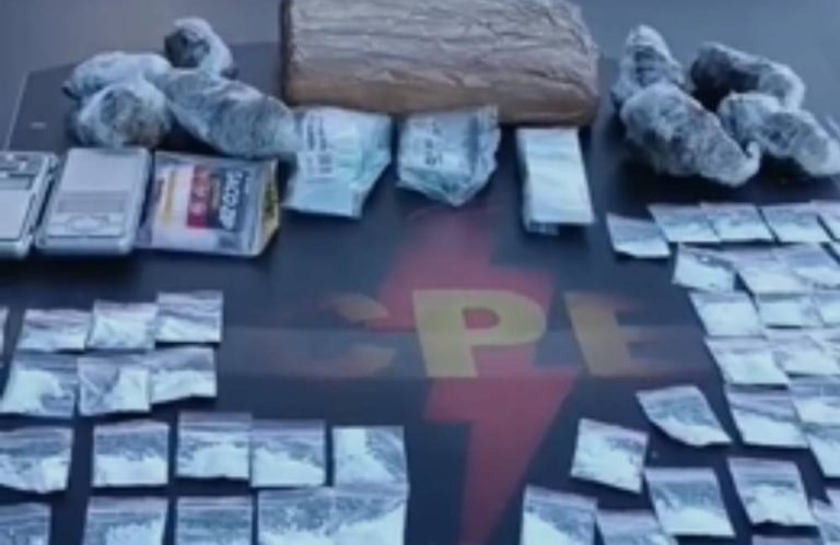 VÍDEO CPE Jataí prende criminoso por tráfico de drogas no Setor Epaminondas