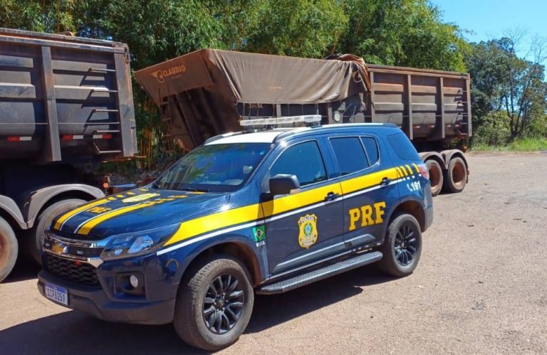 VÍDEO PRF apreende carga ilegal de madeira nativa da Amazônia em Porangatu (GO)