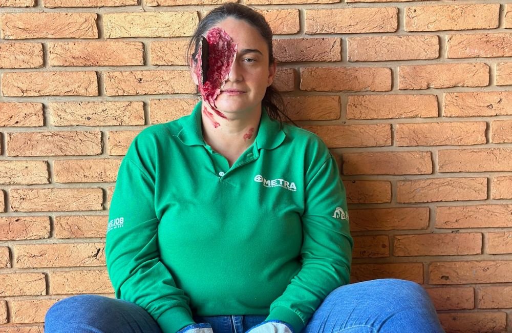 Você saberia como agir diante de um acidente de trabalho como este