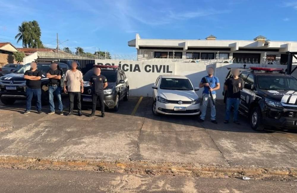 Casal suspeito de aplicar golpes de R$ 300 mil é preso pela Polícia Civil de Goiás em Mato Grosso do Sul