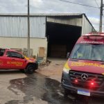 Incêndio atinge loja de materiais de construção em Goianésia e mobiliza Corpo de Bombeiros