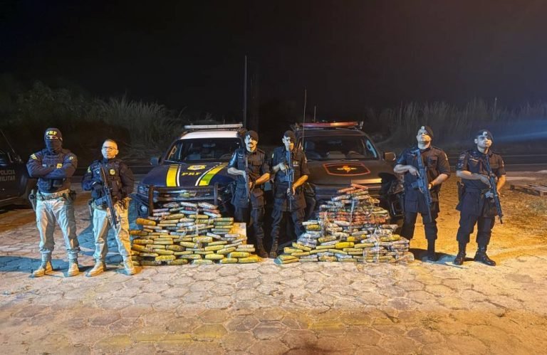 VÍDEO PRF e PMGO apreendem mais de 200 kg de drogas em caminhão na Cidade de Goiás